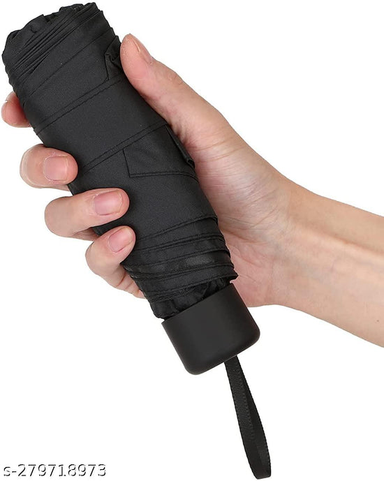 Windproof Travel Umbrella (Black)